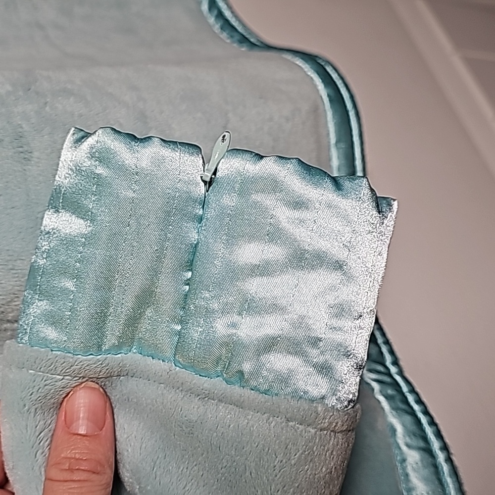 Pendleton XL fuzzy fleece jacket, aquamarine teal - Picture 16 of 16